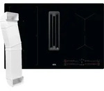 AEG CCE84543CB Bridge XT Kochfeldabzug Induktion inkl. M2CKCF01C Umluftset - Schwarz