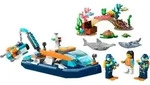 LEGO 60377 City Meeresforscher-Boot Spielzeug, Set enth&auml;lt ein Korallenriff, ein