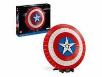 LEGO 76262 Marvel Captain Americas Schild Set, Avengers-Modellbausatz für Erwachsene