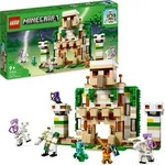 LEGO 21250 Minecraft Die Eisengolem-Festung, baubares Burg-Spielzeug, verwandelbar in