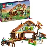 LEGO 41745 Friends Autumns Reitstall Set mit 2 Spielzeug-Pferden, Kutsche und