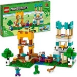 LEGO 21249 Minecraft Die Crafting Box 4.0, 2in1-Set zum Bauen, T&uuml;rme am Fluss oder