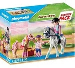 PLAYMOBIL Country 71259 Starter Pack Pferdepflege - Bunt