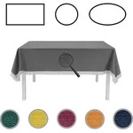 Gartentischdecke mit Fransen Tischdecke rund oval eckig Classic 130x180 cm eckig