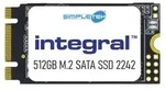 Integral INSSD512GM242, 512 GB, M.2, 520 MB/s, 6 Gbit/s