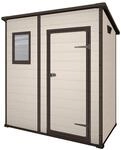Keter Manor Pent 6x4, Kunststoff-Schuppen, Einzelbild, Schuppendach, Braun,...