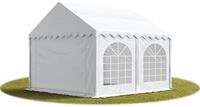 TOOLPORT Hochwertiges Zelt Partyzelt Festzelt 3x4 m PVC wei&szlig; wasserdicht