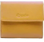 Esquire Leder Geldb&ouml;rse Peru Lady Wallet Curry dunkelgelb - Gelb