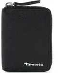 Tamaris Amanda Geldb&ouml;rse Leder 8,5 cm - Schwarz