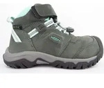 KEEN RIDGE FLEX MID WP Wanderschuh Grau - Grau - 27-28
