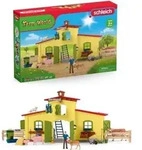 Schleich Farm World 42605 Gro&szlig;er Stall m.Tieren u. Zubeh&ouml;r