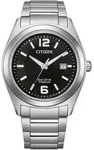 Citizen AW1641-81E Eco-Drive Herrenuhr Titan Schwarz - Schwarz