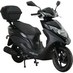 Motorroller Topdrive 125 ccm 85 km/h EURO 5+ schwarz inkl. Topcase - Schwarz