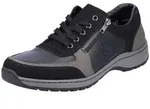 Rieker Sportliche Schn&uuml;rschuhe Herren 362D3033333232 Schwarz 41 EU - Schwarz - 41