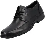 Herren Halbschuhe Rieker B0013-00 schwarz 41 - Schwarz - 41