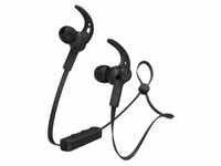 Hama Bluetooth-Kopfhörer 'Freedom Run' In-Ear Mikrofon Ear-Hook Schwarz