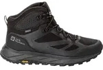 Jack Wolfskin Herren Wanderschuh Terraventure Texapore Mid M Schwarz 39.5 - Schwarz -