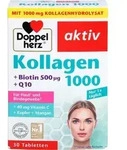 Doppelherz aktiv Kollagen 1000 + Biotin + Q10 Tabletten f&uuml;r Haut und Bindegewebe, 30