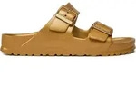 Kaufen Sie die Birkenstock Arizona EVA Glamour Gold mit schmalem Fu&szlig;bett bei