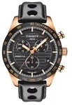 Herrenuhr Tissot PRS 516 Chronograph 100.417.36.051.00, Schwarz / Gold
