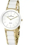 Jacques Lemans - 42-7F - Armbanduhr - Damen - Quarz - High Tech Keramik - Gold