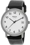 Boccia 3617-01 Titan-Damenuhr mit Lederband - Wei&szlig;