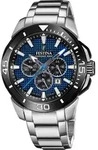 Festina Herren Uhr Sport Edelstahl Armbanduhr silber UF20641/2 - Silber
