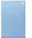 SEAGATE One Touch 2TB External HDD with Password Protection Light Blue