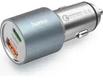 Hama Kfz-Ladeger&auml;t USB-C + USB-A si (silber) - Silber