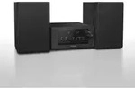 Panasonic SC-PM704, Heim-Audio-Mikrosystem, Schwarz, 80 W, 2-Wege, 10 cm, 6 cm -