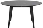 Roxby Esstisch &Oslash;140 cm, schwarz. - Schwarz