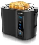 Arendo Toaster Kurzschlitz, Br&ouml;tchenaufsatz, W&auml;rmeisoliertes Geh&auml;use,...