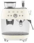 Smeg Manuelle Espressomaschine mit integrierter M&uuml;hle im 50er-Jahre-Stil, 12,7...