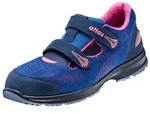 Atlas Sicherheitssandale Damen GX 165 S1P ESD SRC DGUV Gr. 35 royalblau/neon-pink -