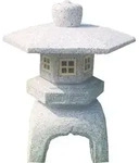 Dehner Solar-Laterne Kodai, ca. 50 x 35 x 35 cm, Granit, grau - Grau