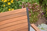 Merxx Gartenm&ouml;bel Set Santorin 7tlg., 6 Stapelsessel, Ausziehtisch 150 (200) x...