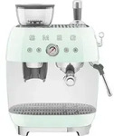 SMEG 50`s Style EGF03PGEU - Kaffeemaschine mit Cappuccinatore - 20 bar - Gr&uuml;n