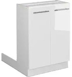 K&uuml;cheninsel Vicco Fame-Line Wei&szlig; Hochglanz 60 cm ohne Arbeitsplatte, Model...