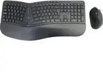 CONCEPTRONIC Wireless Keyboard+Mouse,ergo,Layout spanisch sw - Schwarz