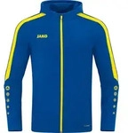 JAKO Unisex Kapuzenjacke Power, Farbe:royal/citro, Gr&ouml;&szlig;e:S - Blau - S
