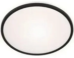 LED Deckenleuchte Deckenlampe Hintergrundbeleuchtung 15W &Oslash;28cm schwarz Briloner -