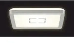 Briloner Slim LED Panel Free silber 19 x 19 cm mit Backlight-Effekt - Wei&szlig;