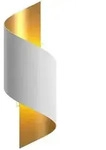 Lindby Wandleuchte Desirio, wei&szlig;/gold, 24cm, G9, Metall - Wei&szlig;