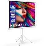 ESMART Economy EXS Stativ-Leinwand 160 x 160 cm (89") | Format 1:1 | Heimkino...