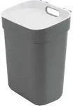 Curver M&uuml;lleimer Ready to Collect 10L grau - stapelbar und nachhaltig - Grau