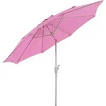 Sonnenschirm Asti, Gartenschirm, &Oslash; 3m neigbar Polyester/Alu 5kg flieder - Violett