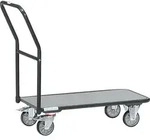 fetra 1200/7016, Sperrholz, Stahl, Transportwagen, Grau, 250 kg, 4 Rad/R&auml;der, 12,5