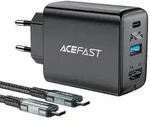 ACEFAST A17, Drinnen, AC, 1,8 m, Schwarz - Schwarz