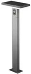 PRDX Mandulis square Stand Wegeleuchte Solar 60cm, 3000K, 260lm, wetterfest mit...