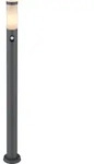 Globo Lighting Au&szlig;enleuchte Edelstahl anthrazit, 1x E27 - Schwarz